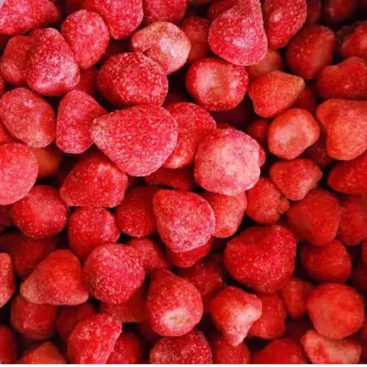 冰冻丹东红颜草莓