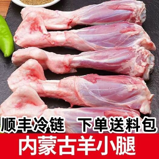 太康县新鲜羔羊小腿羊后腿羊腿肉带骨羊棒骨羊腱子肉一整箱