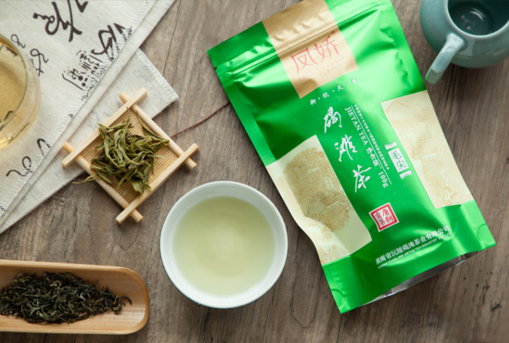 沅陵县湖南凤娇绿绿茶毛尖口碑茶叶时尚冲饮碣滩贡茶袋装100g包邮
