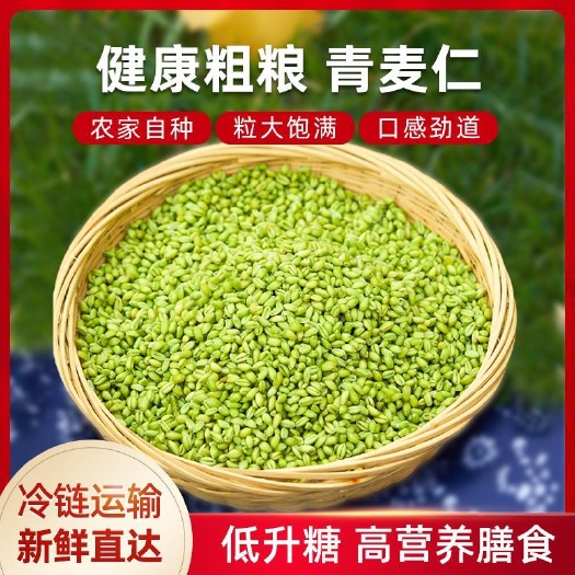 永城市青麦仁新鲜青麦粒，小麦粒，厂家直供