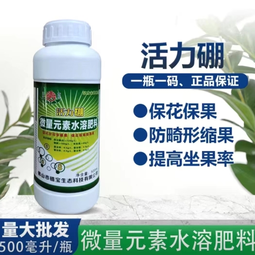 南宁活力硼中微量元素叶面肥促花座防畸形