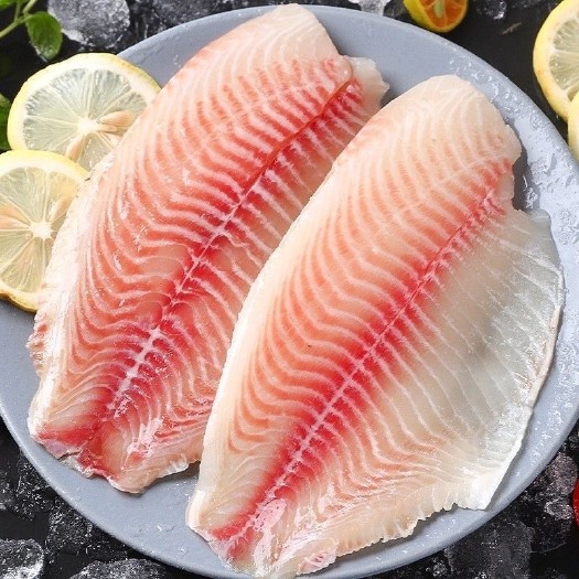 生鲷鱼片罗非鱼片速冻生鲷鱼片日料理海鲜食材鱼柳鲷鱼自助餐食材