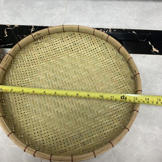 广宁县竹编工艺品竹青铜线包边