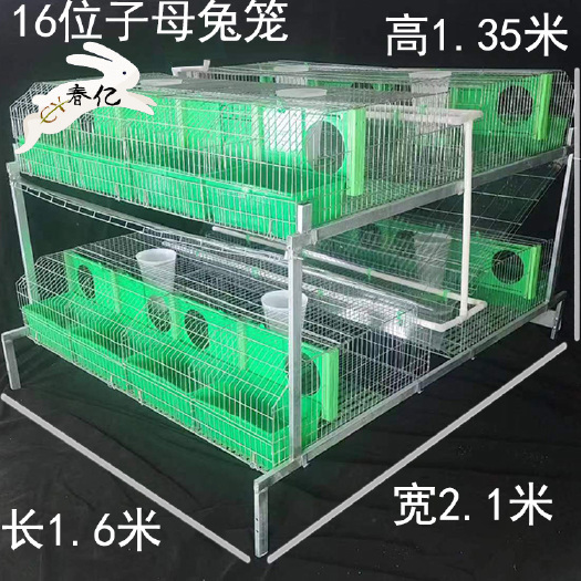 安平县兔笼子养殖场专用大号新式欧式专业养兔子家用新型子母兔子笼子