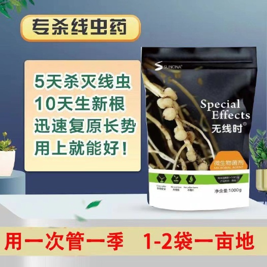 睢县根结线虫颗粒剂微生物菌剂持效三个月安全不伤根无线时线虫药速溶