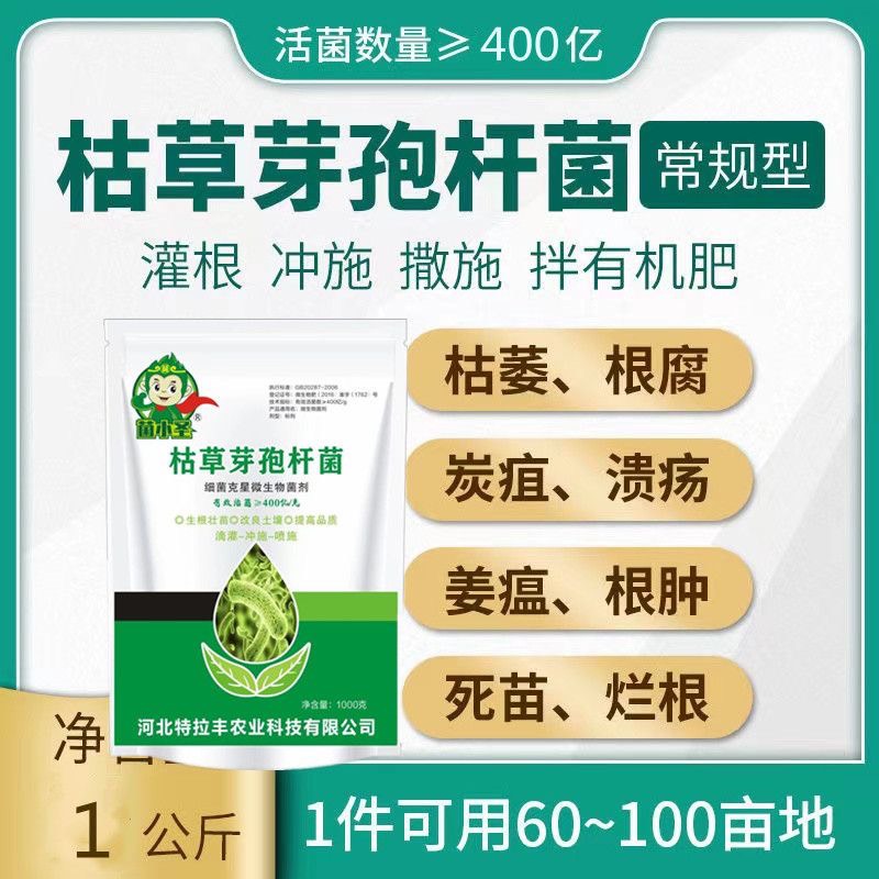 枯草芽孢杆菌微生物菌肥400亿/克微生物菌剂调理改良土壤根腐