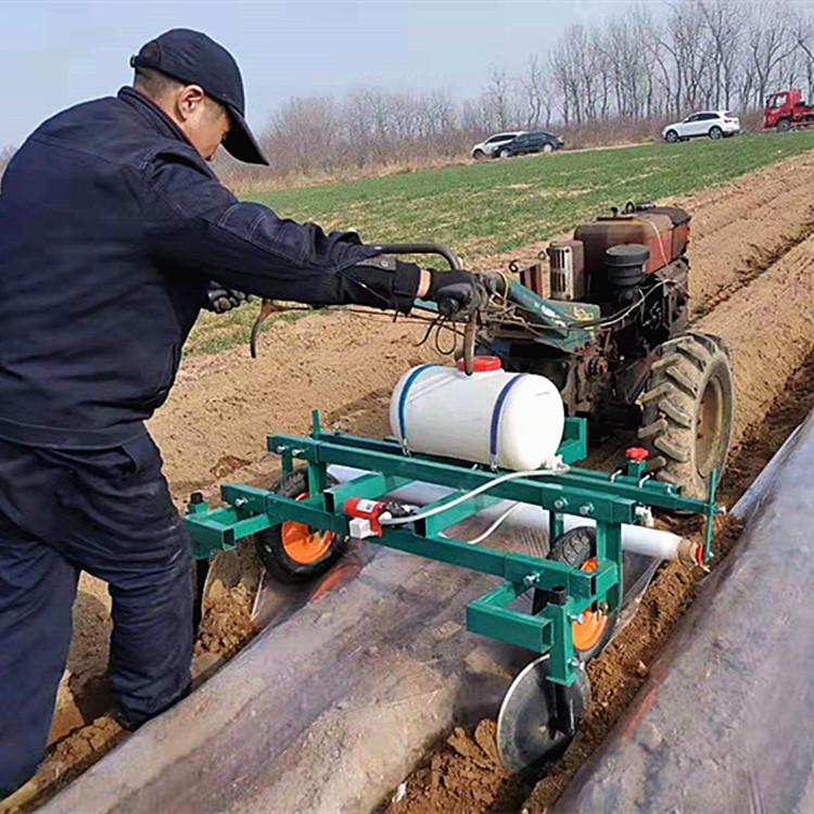 农用地膜覆盖机 宽窄可调打药滴灌覆膜