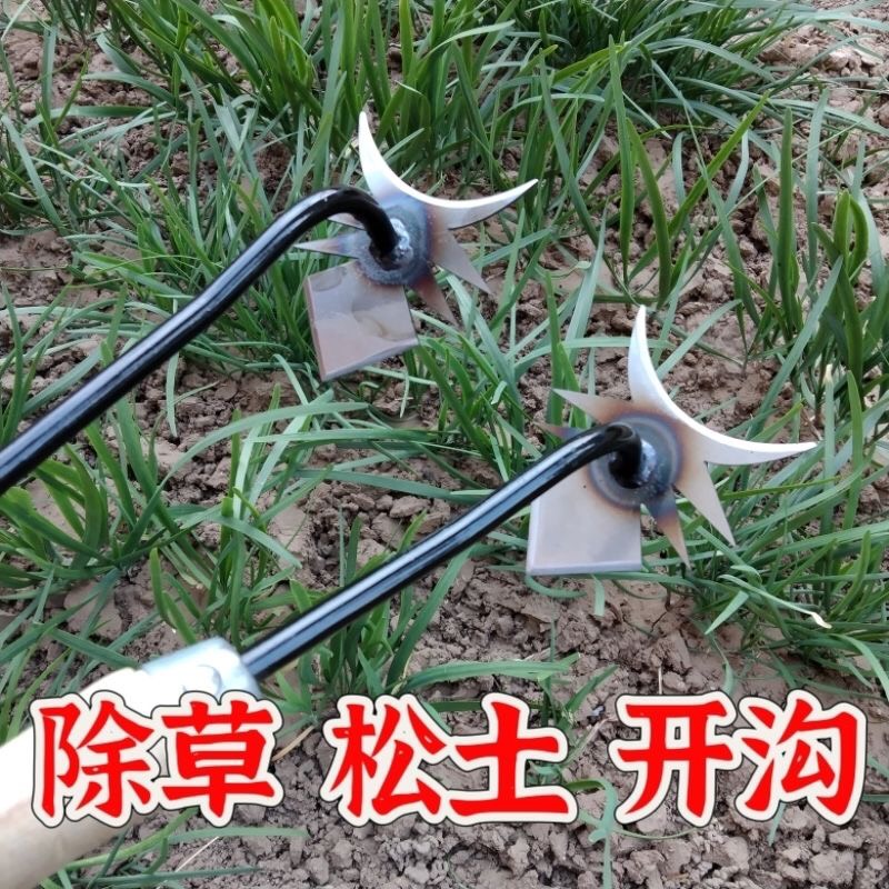 广州新款拔草园艺小锄头手动除草松土耙子家用手握花盆铲子挖野菜
