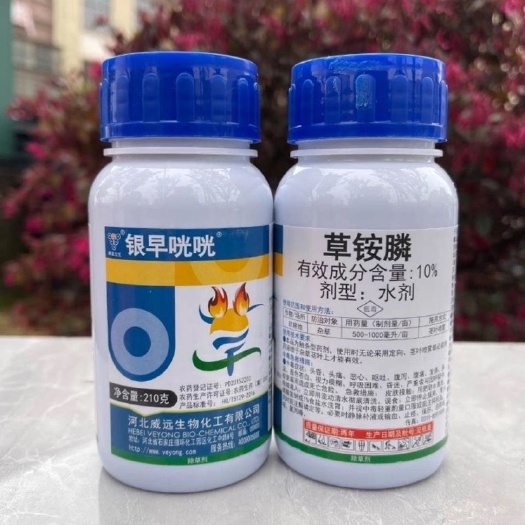 祁阳市银早咣咣10%草铵膦果园荒地路边 牛筋草小飞蓬抗性杂草除草剂