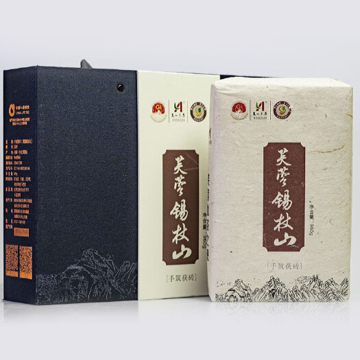 安化县茯砖茶 手筑茯砖（芙蓉锡杖山）