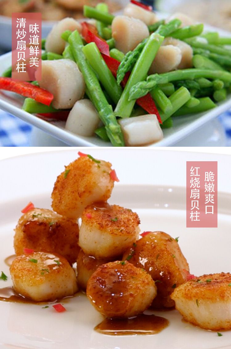 新鮮速凍 新鮮扇貝柱 冷凍元貝柱瑤柱扇貝扇貝丁海鮮冷凍批