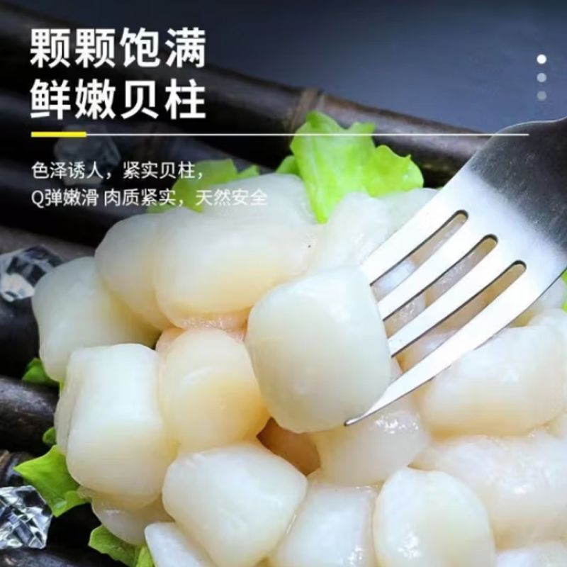 新鮮速凍 新鮮扇貝柱 冷凍元貝柱瑤柱扇貝扇貝丁海鮮冷凍批