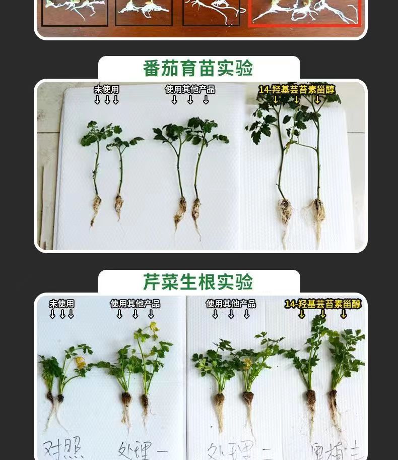 芸苔素内酯 芸苔素0.014%14-羟基芸苔素甾醇植物生长调