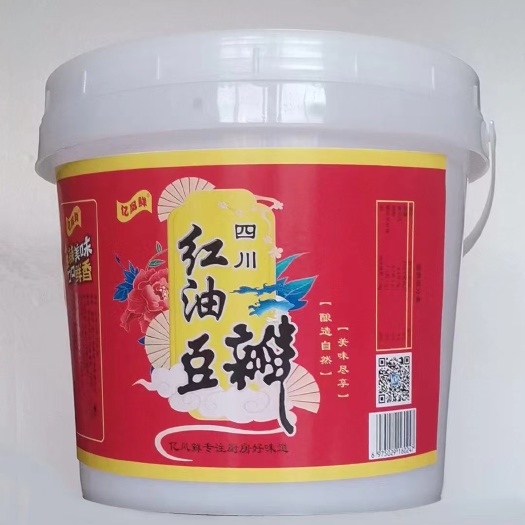 红油豆瓣酱餐饮食堂饭店食品厂6公斤 调味料酱