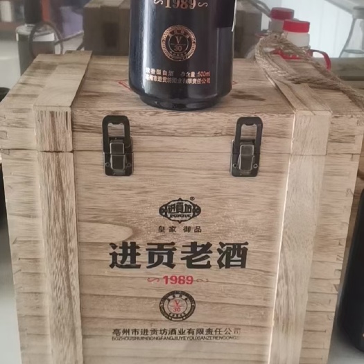 亳州实木箱6瓶装老日期52度固态法浓香型纯粮白酒安徽酒厂直发