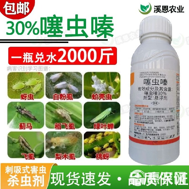 30%噻虫嗪杀虫剂蚜虫蓟马绿德地佰分咔噻虫嗪悬浮剂水稻农药