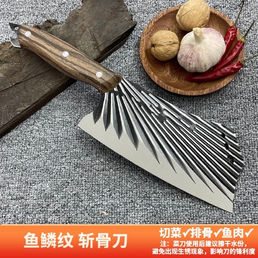 阳江阳江菜刀批发，斩骨刀斩排骨刀具龙厨作菜刀
