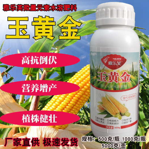 荥阳市玉黄金玉米专用肥抗倒伏增产增粗分蘖植株健壮抗旱玉米叶面肥