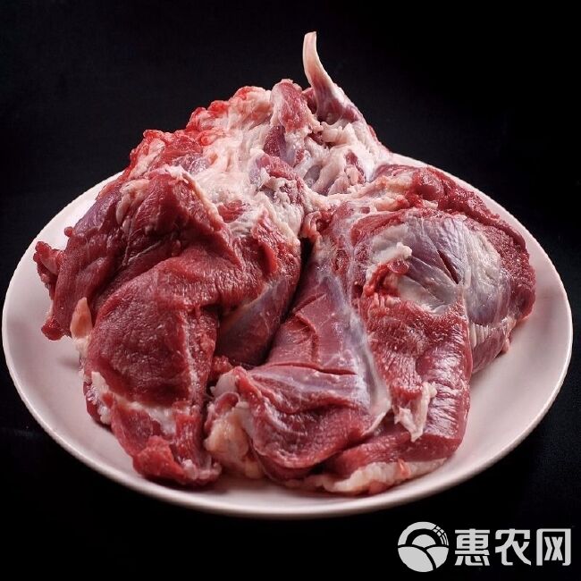 清真新鲜原切羊肉羊后腿肉山东山羊羔羊后腿包去骨羊腿肉烧烤羊肉