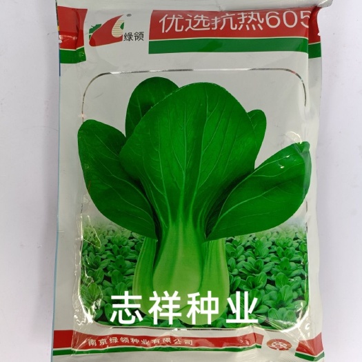 华容县绿领优选抗热605青梗菜种子耐热青菜上海青籽四季种植小油菜籽