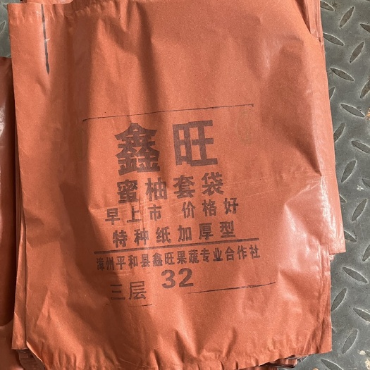 平和县三红密柚专用三层套袋柚子套袋种植套袋