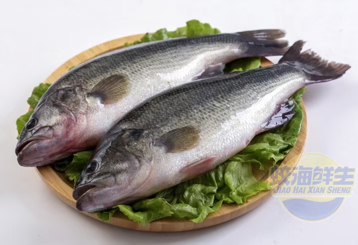 三去开背加州鲈鱼，清蒸，红烧，制作方便，酒店，批发，团购