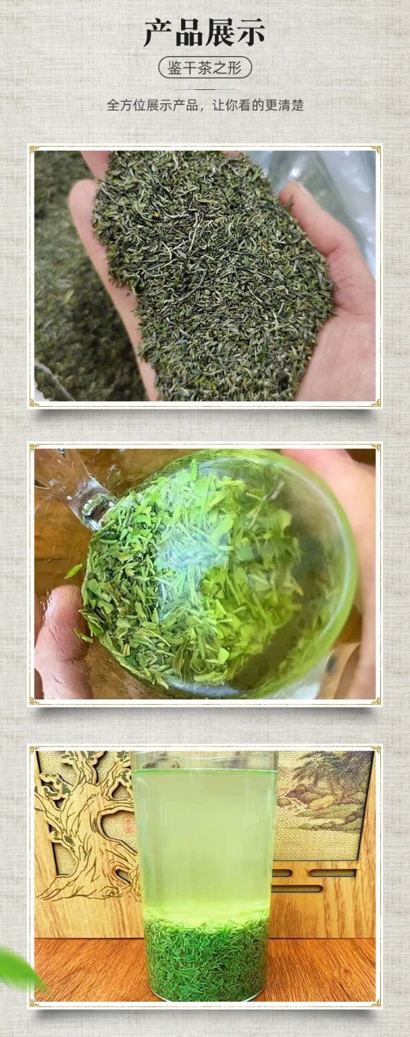 毛尖茶信阳毛尖明前茶沫芽尖断芽绿茶500g原产信阳绿茶