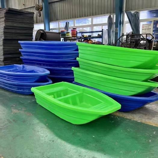 重庆市2米-4.5米塑料渔船双层加厚牛筋材质钓鱼船养殖船塑胶冲锋舟