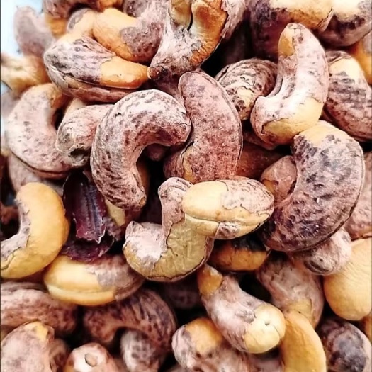 南宁带皮腰果干果袋装盐焗腰果仁零食坚果营养美味【全场包邮】
