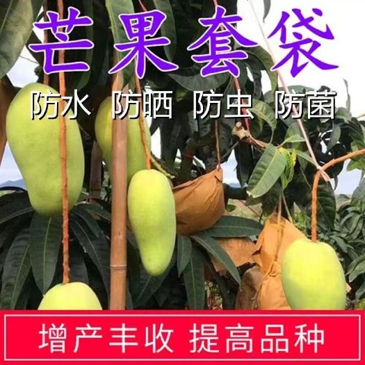平和县金煌芒果专用大套袋 大芒果防虫防晒纸袋