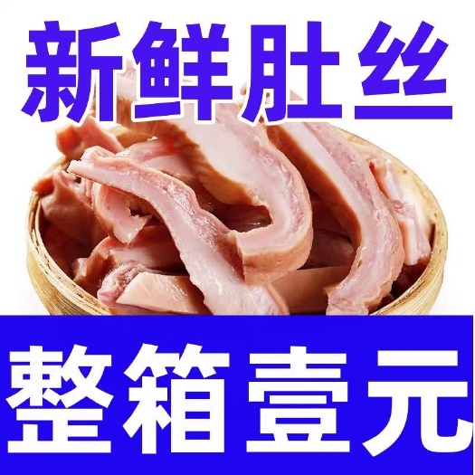 临沭县【高品质】新鲜猪肚丝批发原切猪肚子半成品猪肚新鲜真空一整箱