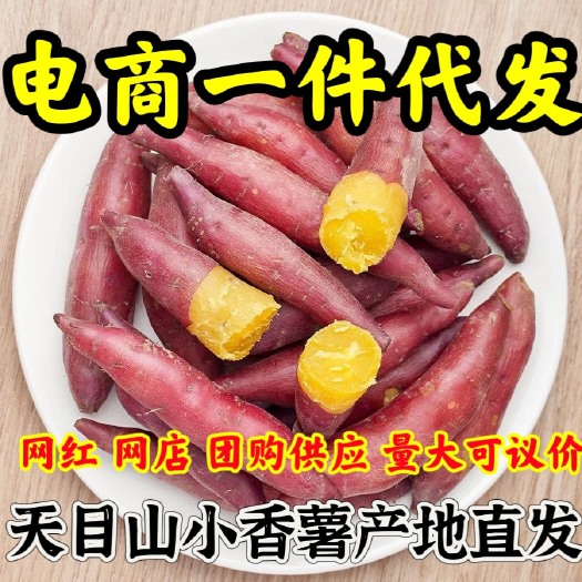 莘县天目山小香薯整箱批发黄心蜜薯板栗红薯新鲜地瓜超甜番薯产地直发