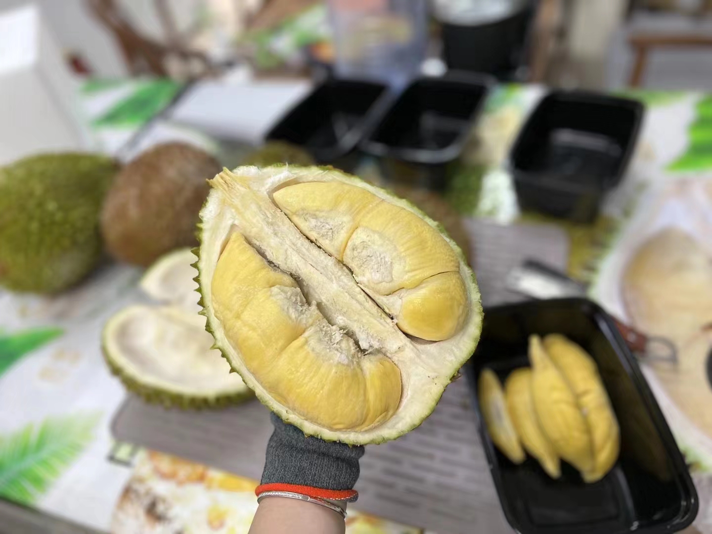 【顺丰包邮】猫山王榴莲D197马来西亚冷冻水果带壳果肉新鲜