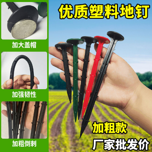 义乌市【1000个】除草布防草布地钉果园地钉大棚地膜固定钉
