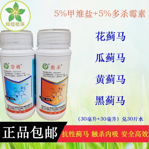 广州穿破5%甲维盐 多杀霉素 豆角蓟马 冬瓜蓟马杀虫剂