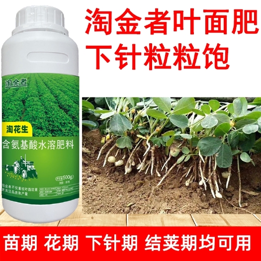 长沙快速花生粒粒饱花生窝窝膨花生专用下针淘金者正品花生叶面肥套餐
