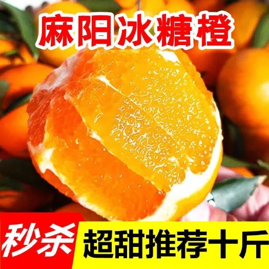 [现货 麻阳冰糖橙]橙子10斤新鲜现摘超橙当季水果整箱手剥