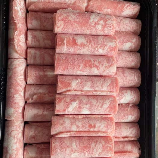 阳信县牛肉卷，雪花肥牛，不散不碎，质量保证。