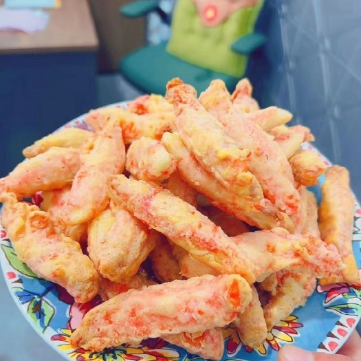 连云港天妇罗仿蟹柳日式寿司油炸小吃冷冻速食天妇罗蟹棒蟹柳蟹肉半成品