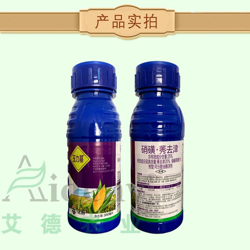 玉米苗后专用除草剂甜玉米糯玉米粘玉米水果玉米除草剂硝磺莠去津