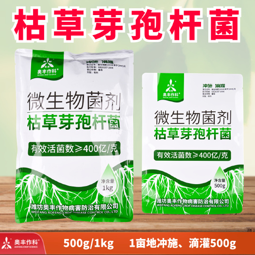 潍坊枯草芽孢杆菌农用根腐病立枯病猝倒病枯萎病菌核病土壤专用