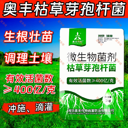 潍坊枯草芽孢杆菌400亿 生根壮苗防根腐抗重茬