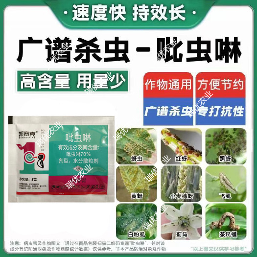 潍坊吡虫啉杀虫剂蔬菜花卉果树蚜虫白粉虱蓟马专用药效药农药呲虫啉