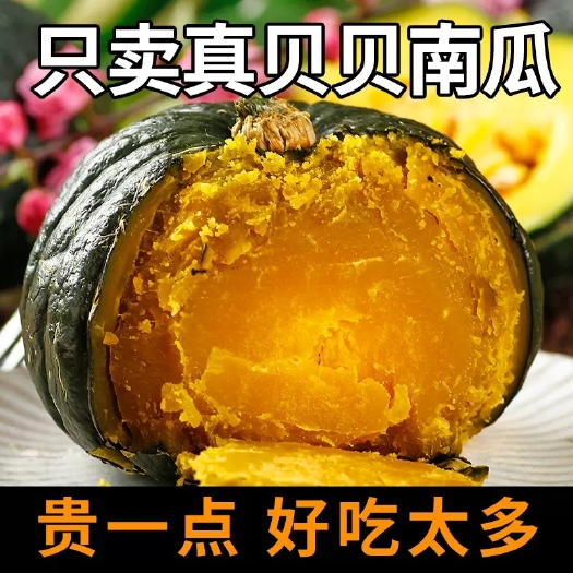 昆明贝贝南瓜板栗小南瓜5斤正宗新鲜老南瓜粉糯香甜宝宝辅食蔬菜包邮