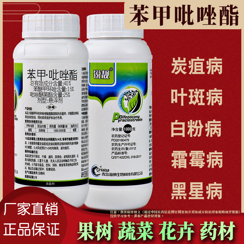 鄄城县40%苯甲吡唑酯 果树蔬菜沙皮病树脂病炭疽病白粉病杀菌剂