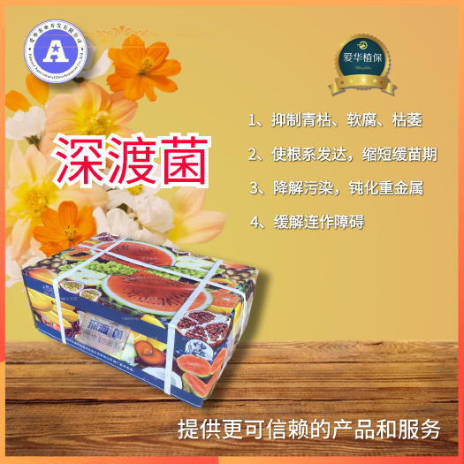乐山深渡菌哈茨木霉菌复合菌青枯软腐根腐炭疽土传病害微生物菌剂爱华
