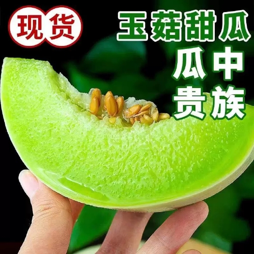 山东冰淇淋玉菇甜瓜新鲜水果当季整箱香瓜蜜瓜羊角哈蜜瓜9斤玉茹