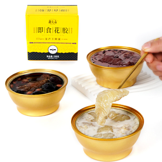 蒙城县即食花胶礼盒滋补品白花胶批发藜麦即食红枣鱼胶鱼肚一件代发