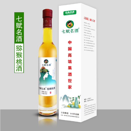 怀化七赋名酒猕猴桃酒12度水果酒415ML花果酒