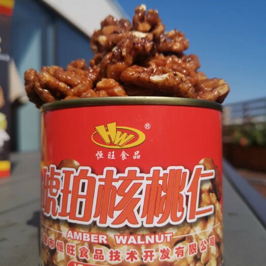 天津休闲零食核桃仁罐头一盒12罐